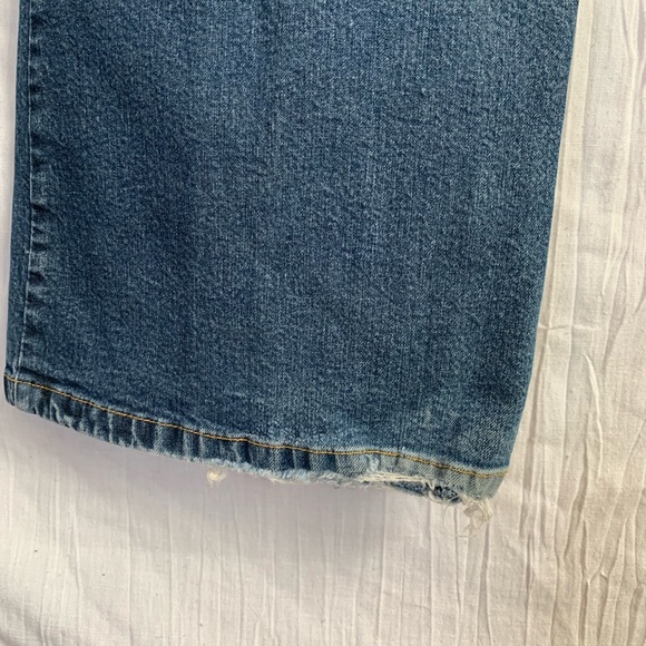 Vintage 80s Gloria Vanderbilt Denim Jeans Front Seam no Rear Pockets W Size 10 - Picture 7 of 8
